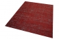 Preview: Teppich Indoor Küchenteppich Baumwollteppich in rot grau