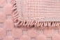 Preview: Badematten Set 2-teilig - waschbar - Kreis-Muster in rosa