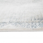 Preview: Orientalischer Wollteppich - verwaschener Effekt - blau