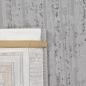 Preview: Schlichter Orientteppich mit Verzierungen in grau gold