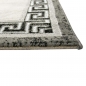 Mobile Preview: Orientalischer Teppich mit Bordüre & Glitzergarn creme grau