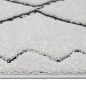Preview: Moderner flauschiger Teppich mit geometrischem Muster