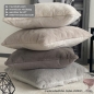 Preview: Dunkel-flauschiges Kissen für Couch & Bett • in anthrazit