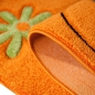 Preview: Süßer Kinderzimmerteppich mit Schmetterlingsdesign in orange