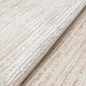 Preview: Klassisch-dezenter Teppich | elegant gestreift | beige