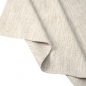Preview: Moderner handgewebter Uni Wollteppich in Creme