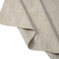 Preview: Moderner handgewebter Uni Wollteppich in Creme-Beige