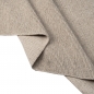 Preview: Stillvoller handgewebter Uni Wollteppich in beige