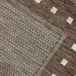 Preview: Stilvoller In- und Outdoor Teppich in Braun – Natürliche Eleganz für jeden Raum