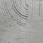 Preview: Wohnzimmer Teppich 3d-Effekt mit gestreiftem Muster in Creme Grau