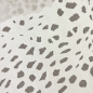 Preview: Kinderzimmer Teppich Weich Leopard 3D-Effekt allergikergeeignet in creme grau
