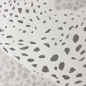 Preview: Kinderzimmer Teppich Weich Leopard 3D-Effekt allergikergeeignet in creme grau