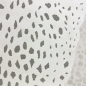 Preview: Kinderzimmer Teppich Weich Leopard 3D-Effekt allergikergeeignet in creme grau