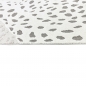 Preview: Kinderzimmer Teppich Weich Leopard 3D-Effekt allergikergeeignet in creme grau