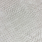 Preview: Moderner Outdoor Teppich Wetterfest Terrasse Balkon Boho-Style hochwertig pflegeleicht Beige