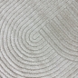 Preview: Moderner Outdoor Teppich Wetterfest Terrasse Balkon Boho-Style hochwertig pflegeleicht Beige