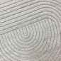 Preview: Moderner Outdoor Teppich Wetterfest Terrasse Balkon Boho-Style hochwertig pflegeleicht Beige
