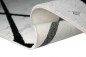 Preview: Teppich Wollteppich Marmorteppich geometrisches Muster beige creme schwarz