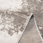 Preview: Abstrakter Wohnzimmerteppich im Vintage-Design mit Used-Look in Beige
