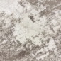 Preview: Abstrakter Wohnzimmerteppich im Vintage-Design mit Used-Look in Beige
