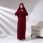 Preview: Rotes Gebetsgewand mit langem Schnitt und Stoffbeutel