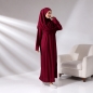 Preview: Rotes Gebetsgewand mit langem Schnitt und Stoffbeutel