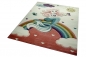 Preview: Kinderteppich Spielteppich Babyteppich Meerjungfrau Prinzessin pastell rosa