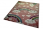 Preview: Kinderteppich Kinderzimmerteppich Babyteppich Regenbogen und Wolken rosa