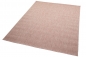 Preview: Teppich In- & Outdoor Sisal Balkon Küche Garten Flur Läufer Uni rosa