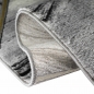 Preview: Teppich modern Wohnzimmerteppich geometrisches Muster grau gold