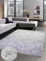 Preview: Teppich Paisley Muster Wohnzimmerteppich mit Fransen waschbar grau