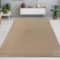 Preview: Eleganter brauner Teppich – Perfekt für Flur, Diele, Garderobe und Schlafzimmer