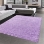 Preview: Modernes Wohndesign in Flieder:  Luxuriöser Hochflor-Teppich