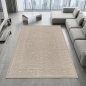 Preview: Recycling Teppich Taupe Ornament Stil modern Wohnbereich