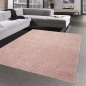 Preview: Flauschiger Teppich kuschelig warm in rosa