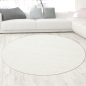 Preview: Shaggy Teppich Hochflor Teppich creme uni