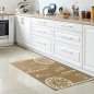 Preview: Küchenteppich Wohnzimmer Sisalteppich modern pflegeleicht coffee mocha espresso braun beige