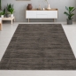 Preview: Design Teppich Handgefertigt Viskose Modern Elegant Taupe