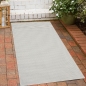 Preview: Klassischer Teppich für drinnen & draußen schlicht in creme