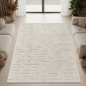 Preview: Teppich Designer grau elegant strukturiert modern