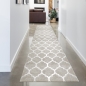 Preview: Marokkanischer Teppich für Flur & Wohnzimmer - grau