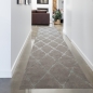 Preview: Skandinavischer Teppich für Flur & Wohnzimmer - grau