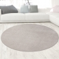 Preview: Elegant-klassischer Teppich im flauschig warmen Unidesign sand