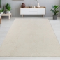 Preview: Schöner warmer Teppich mit elegantem Blättermuster in creme