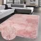 Preview: Wertvoller Shaggy Teppich Hochflor in Rosa