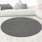 Preview: Teppich helles Anthrazit modern Uni elegant zeitlos robust