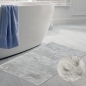 Preview: Teppich für Badezimmer | rutschfest | in grau