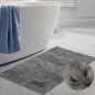 Preview: Teppich für Badezimmer | rutschfest | in anthrazit
