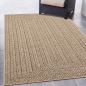 Preview: In- und Outdoorteppich im modernen Jute-Look beige/braun