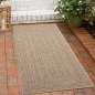 Preview: In- und Outdoorteppich im modernen Jute-Look beige/braun